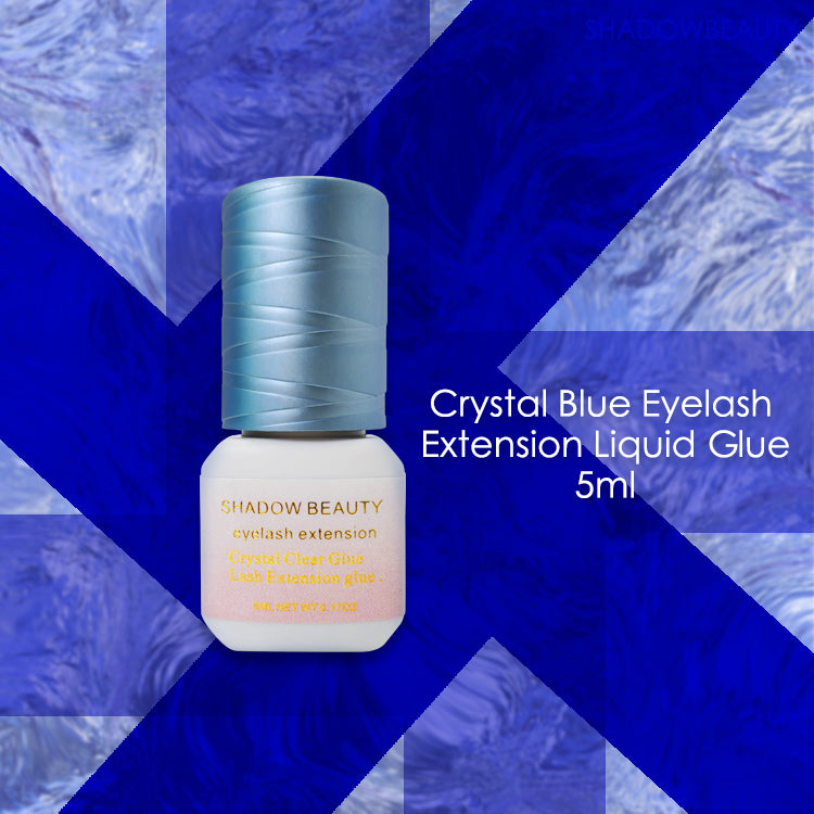 Crystal Blue Eyelash Extension Liquid Glue 5ml