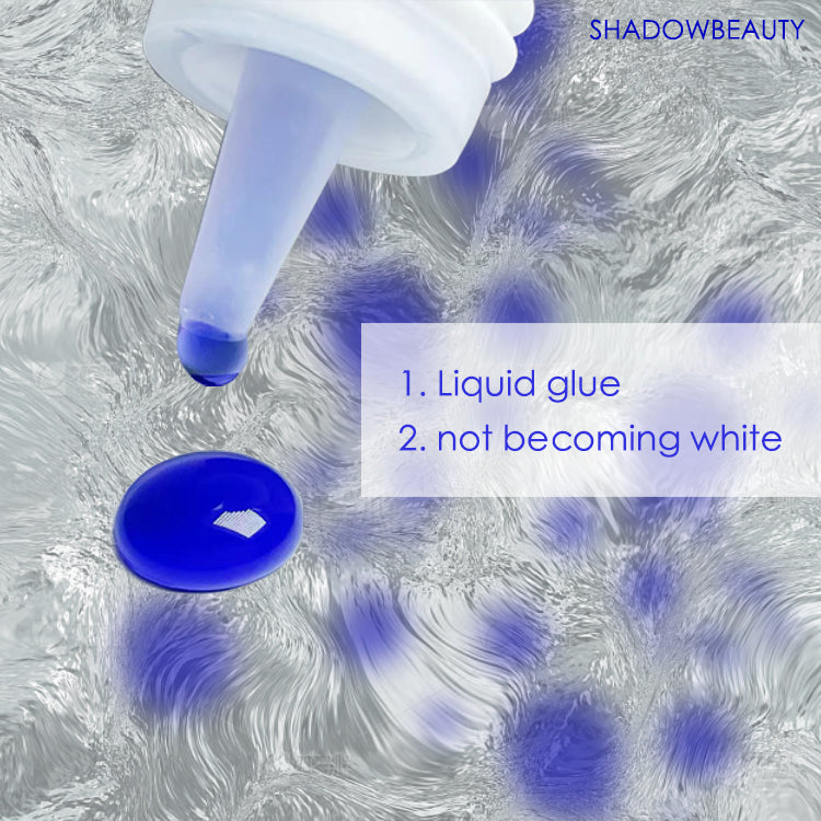 Crystal Blue Eyelash Extension Liquid Glue 5ml